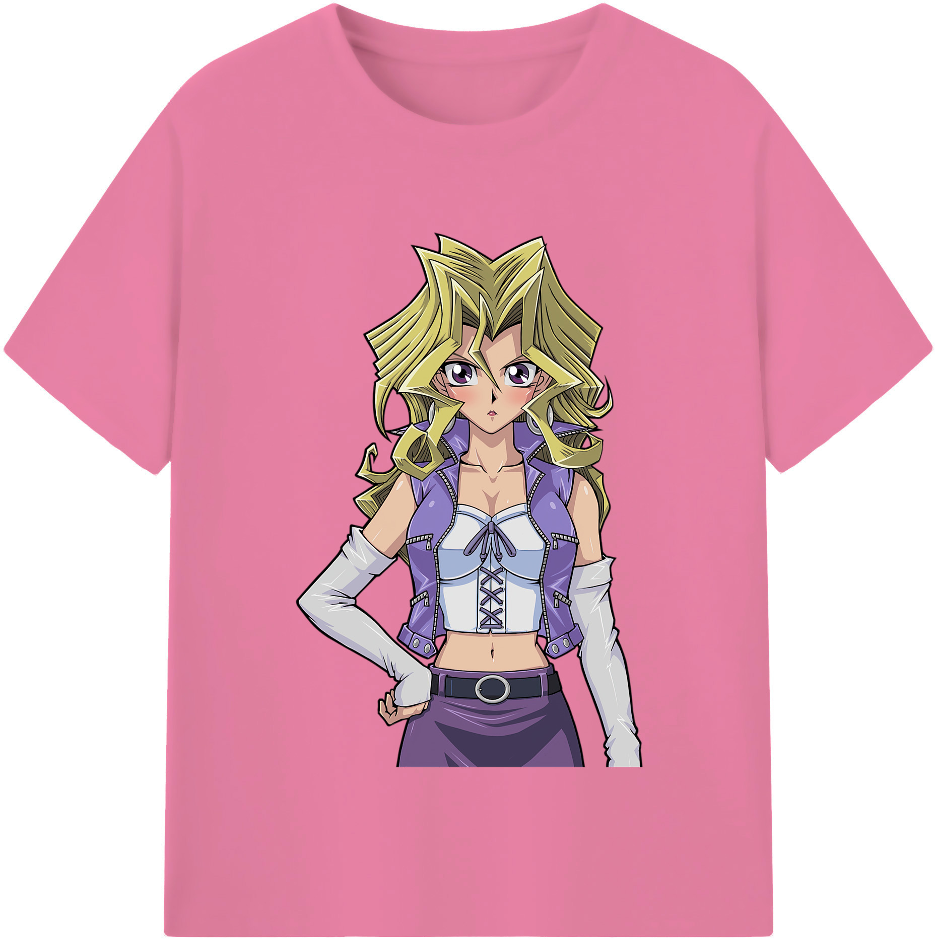 （画像用） 遊☆戯☆王 Yu-Gi-Oh! 綿100％半袖Tシャツ（フロントプリント）